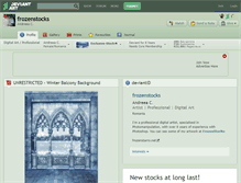 Tablet Screenshot of frozenstocks.deviantart.com
