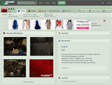 Tablet Screenshot of a-a-s.deviantart.com