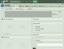 Tablet Screenshot of cirnoplz.deviantart.com