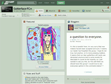 Tablet Screenshot of gutterface-fc.deviantart.com