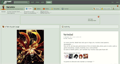Desktop Screenshot of narutokx.deviantart.com