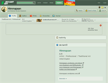 Tablet Screenshot of himmapaan.deviantart.com