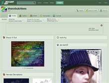 Tablet Screenshot of bisexxbutchboss.deviantart.com