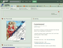 Tablet Screenshot of nashika.deviantart.com