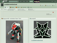 Tablet Screenshot of lordoblivionthegreat.deviantart.com