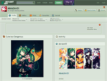 Tablet Screenshot of minichi-01.deviantart.com