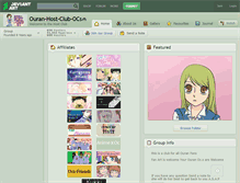 Tablet Screenshot of ouran-host-club-ocs.deviantart.com