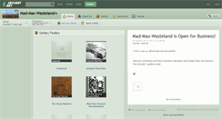 Desktop Screenshot of mad-max-wasteland.deviantart.com