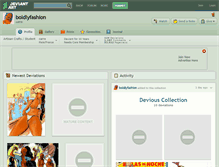 Tablet Screenshot of boldlyfashion.deviantart.com