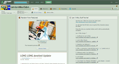 Desktop Screenshot of len-luv-miku-club.deviantart.com