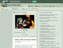 Tablet Screenshot of len-luv-miku-club.deviantart.com