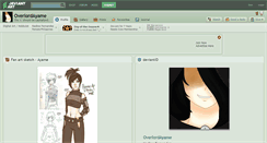 Desktop Screenshot of overlordayame.deviantart.com