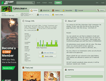 Tablet Screenshot of cykexjean.deviantart.com