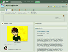 Tablet Screenshot of dallyandponylove.deviantart.com