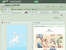 Tablet Screenshot of chesire-n-wonderland.deviantart.com