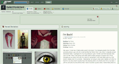 Desktop Screenshot of madamwonderland.deviantart.com