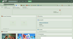 Desktop Screenshot of fergusongradis.deviantart.com