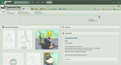Desktop Screenshot of expansionchat.deviantart.com