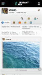 Mobile Screenshot of kloklo.deviantart.com