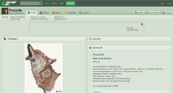 Desktop Screenshot of procardia.deviantart.com