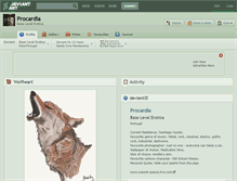 Tablet Screenshot of procardia.deviantart.com