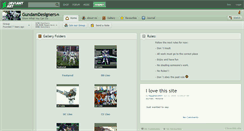 Desktop Screenshot of gundamdesigners.deviantart.com