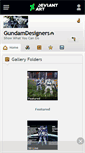 Mobile Screenshot of gundamdesigners.deviantart.com