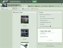 Tablet Screenshot of gundamdesigners.deviantart.com