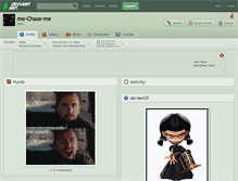 Tablet Screenshot of me-chase-me.deviantart.com