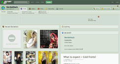 Desktop Screenshot of nerdsattack.deviantart.com