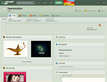 Tablet Screenshot of heavencolors.deviantart.com