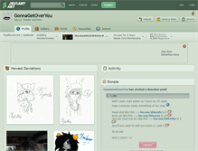 Tablet Screenshot of gonnagetoveryou.deviantart.com