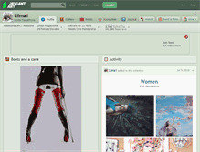 Tablet Screenshot of lilma1.deviantart.com