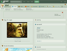 Tablet Screenshot of jksuf.deviantart.com