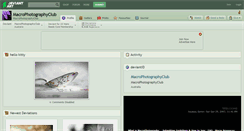 Desktop Screenshot of macrophotographyclub.deviantart.com