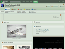 Tablet Screenshot of macrophotographyclub.deviantart.com
