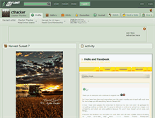 Tablet Screenshot of cthacker.deviantart.com