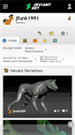 Mobile Screenshot of jfunk1991.deviantart.com