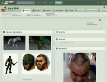 Tablet Screenshot of jfunk1991.deviantart.com