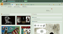 Desktop Screenshot of godofcrimson.deviantart.com