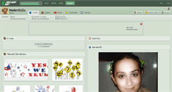 Desktop Screenshot of madamzuzu.deviantart.com
