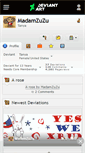 Mobile Screenshot of madamzuzu.deviantart.com