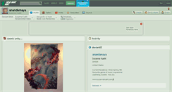 Desktop Screenshot of anandamaya.deviantart.com