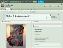 Tablet Screenshot of anandamaya.deviantart.com