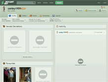 Tablet Screenshot of conley1959.deviantart.com