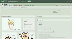 Desktop Screenshot of gamg.deviantart.com