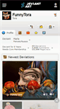 Mobile Screenshot of funnytora.deviantart.com