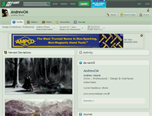 Tablet Screenshot of andrewcm.deviantart.com