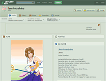 Tablet Screenshot of jenni-sunshine.deviantart.com