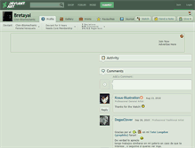 Tablet Screenshot of bretayal.deviantart.com